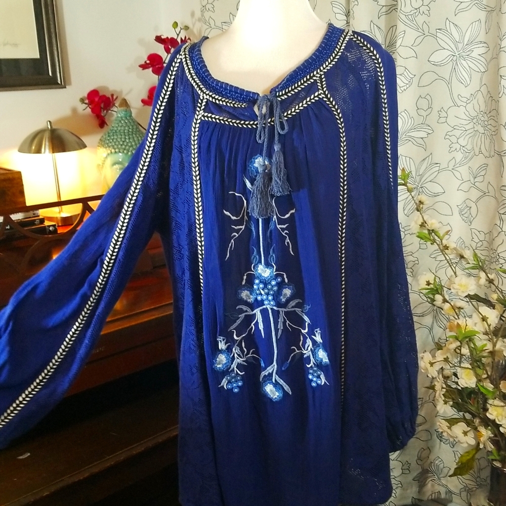 Boho Plus Size Blouse